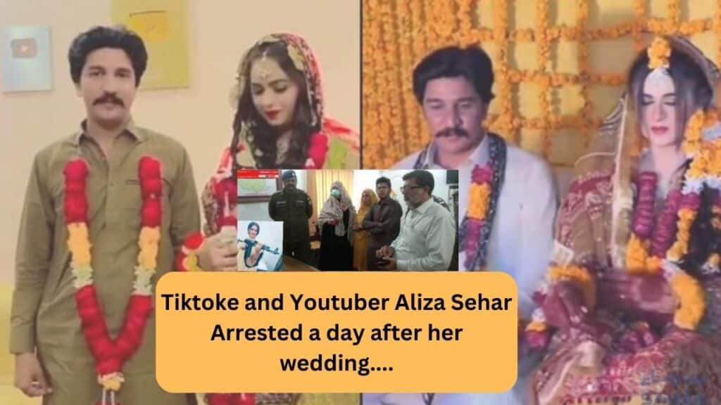 Aliza Sehar arrested after wedding